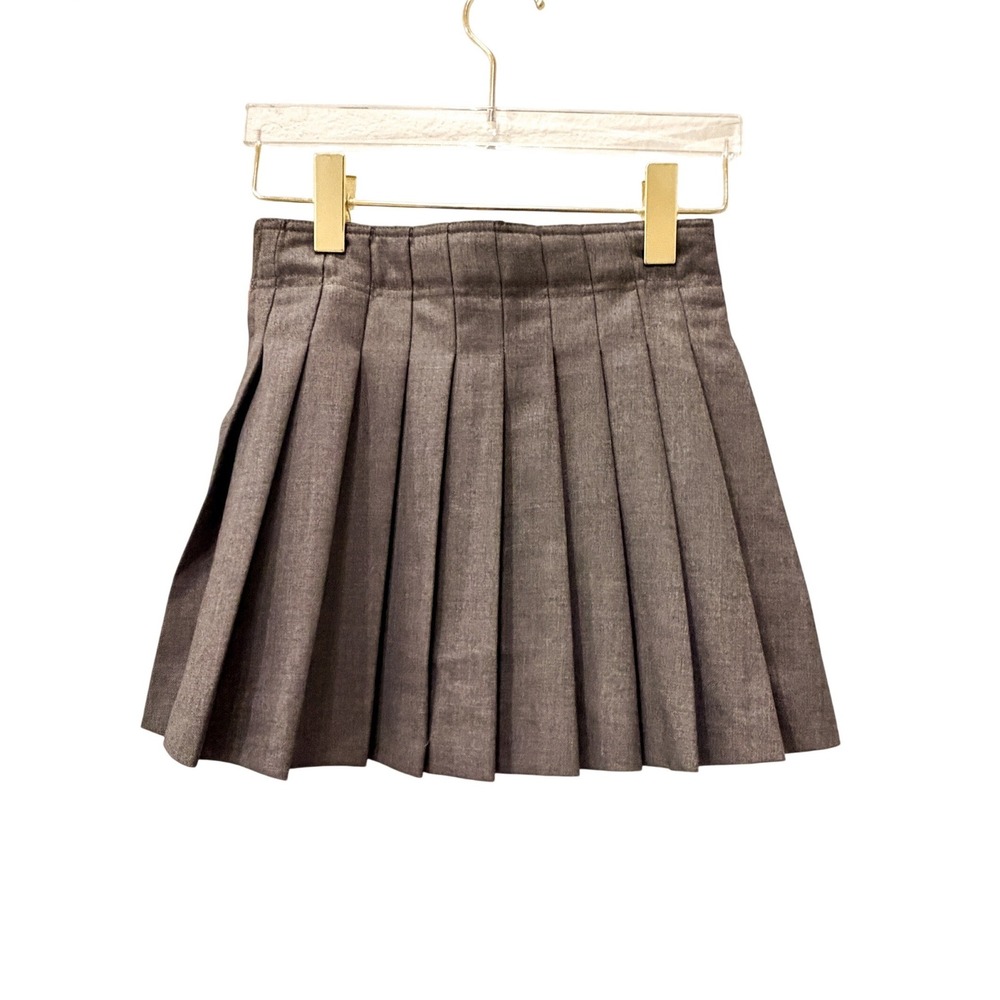 Crewcuts J.Crew Girls Pleated Skirt Gray Size 8 NWT Preppy School Uniform